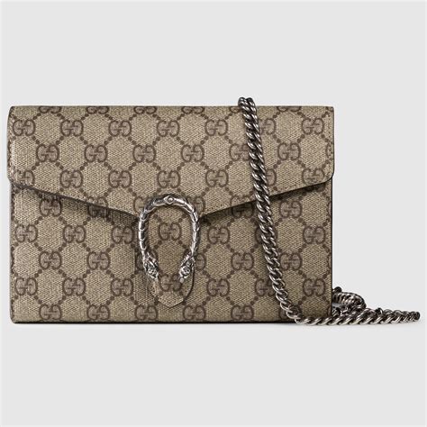 dionysus gucci chain wallet|Gucci dionysus gg supreme chain wallet.